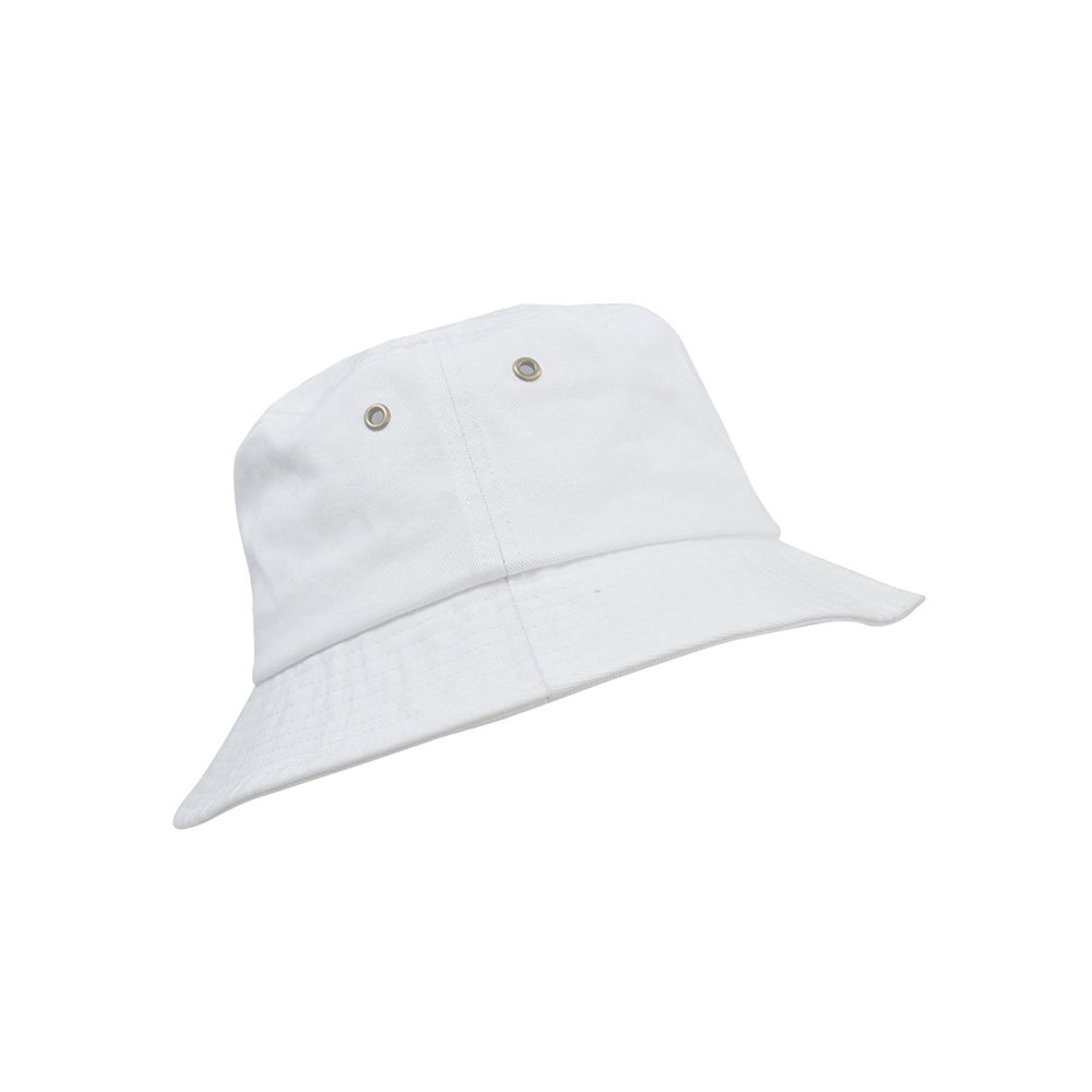 Cotton Packable Bucket Sun Hat Plain Colors Cap Fishing Hunting Travel