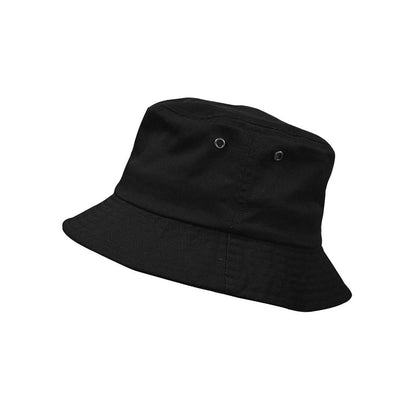 Cotton Packable Bucket Sun Hat Plain Colors Cap Fishing Hunting Travel