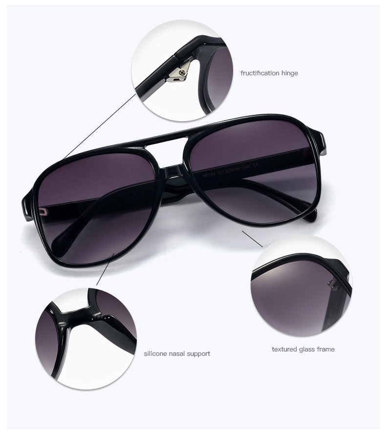 Vintage Retro Oversized  Women Fashion Sunglasses