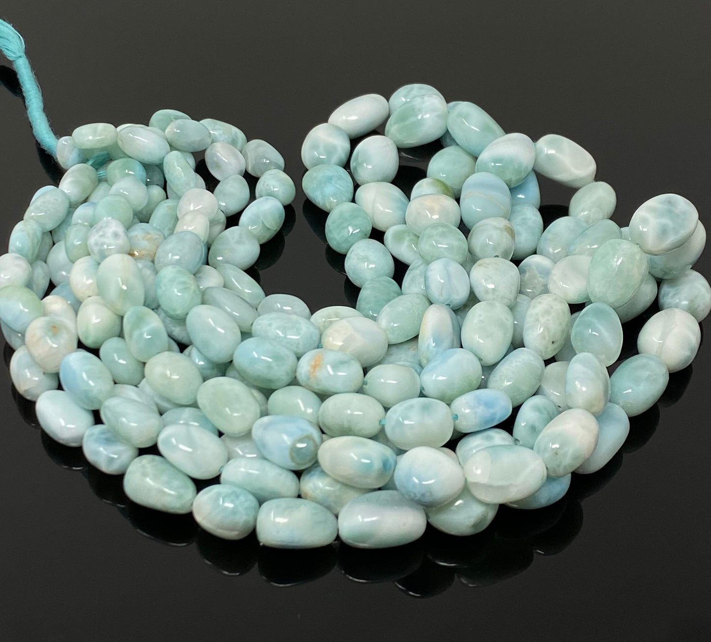 Larimar Beads, Gemstone Beads, Genuine Dominican Republic Larimar - Shop Cute Buys