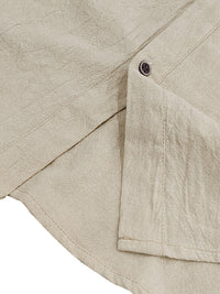 Men's Casual Sleeveless Waistcoat Shirt Linen Hooded Solid Color Breathable Loose Top