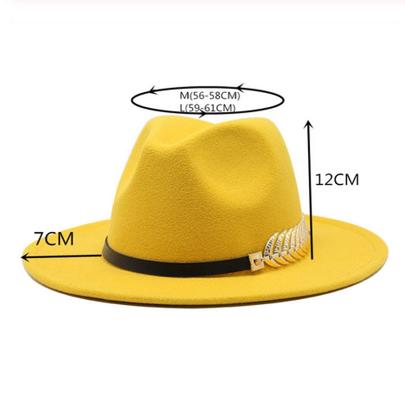 Special Felt Hat Men Fedora Hats with Belt Women Vintage Trilby Caps Wool Fedora Warm Jazz Hat Chapeau Femme feutre Panaman hat - Shop Cute Buys