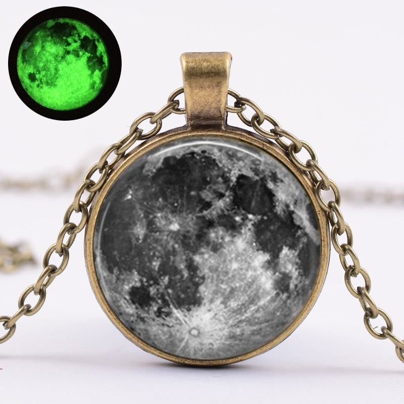 Birth Moon Bracelet Glow In The Dark Moon Phase  Chain Bracelet Glowing Birthday Moon Jewelry Lunar Phase Bracelets Charm Jewelr - Shop Cute Buys