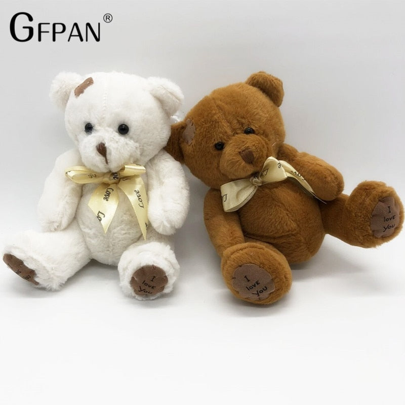 New High Quality Lovely Pacth Bear 3 Colors Soft Plush Toy Teddy Bear Kawaii Cotton Animal Birthday Gift For Children Low Price - Shop Cute Buys