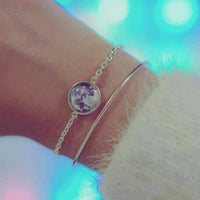 Birth Moon Bracelet Glow In The Dark Moon Phase  Chain Bracelet Glowing Birthday Moon Jewelry Lunar Phase Bracelets Charm Jewelr - Shop Cute Buys