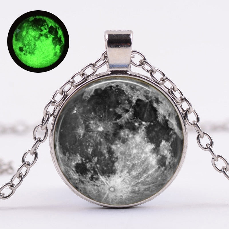 Birth Moon Bracelet Glow In The Dark Moon Phase  Chain Bracelet Glowing Birthday Moon Jewelry Lunar Phase Bracelets Charm Jewelr - Shop Cute Buys