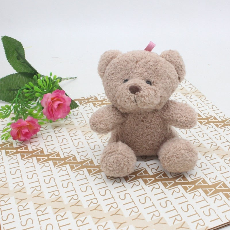 1pc 3in Cute Patch Bear Plush Toys Stuffed Teddy Bear Soft Toy Bear Wedding Gifts Baby Toy Birthday Gift Christmas Brinquedos - Shop Cute Buys