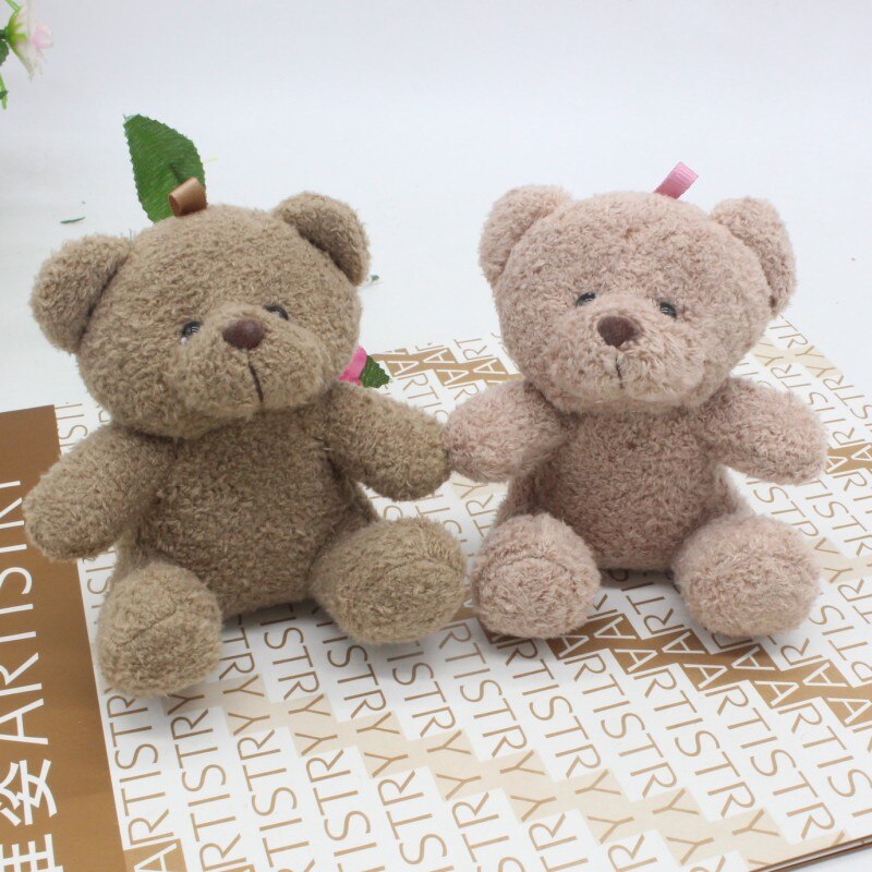 1pc 3in Cute Patch Bear Plush Toys Stuffed Teddy Bear Soft Toy Bear Wedding Gifts Baby Toy Birthday Gift Christmas Brinquedos - Shop Cute Buys